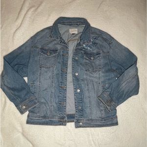 Universal threads Jean Jacket (with embroidered flowers)